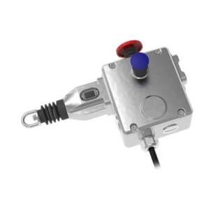 Interruptor de seguridad de tracción de cuerda a prueba de explosiones Guardian Line (GLHR-SS-EX) - Fegemu Solutions
