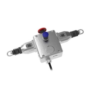 Interruptor de seguridad de tracción de cuerda a prueba de explosiones con doble cabezal Guardian Line  (GLHD-SS-EX) - Fegemu So