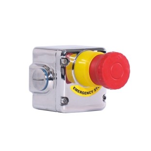 Interruptor de parada de emergencia de 3 polos inoxidable (ES-SS) - Fegemu Solutions