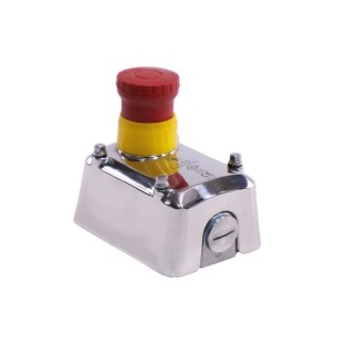 Parada de emergencia higiénico con contactos de 4 polos (ESL-SS-WR) - Fegemu Solutions
