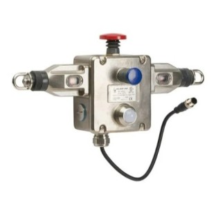 Interruptores de tirón de cable de seguridad pesado de la gama Z con cabezal doble (GLHD-SS-Z)