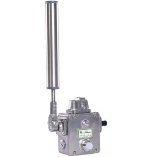 Interruptor de alineación de cinta - Acero inoxidable, resistente, 35 mm de diámetro con rodillo de 230 mm de longitud
