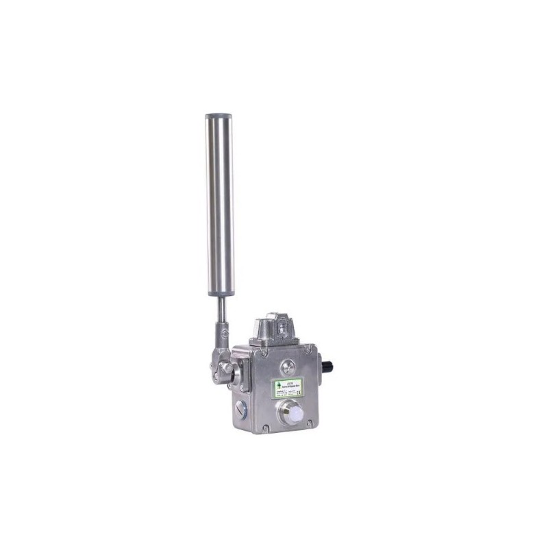 Interruptor de alineación de cinta - Acero inoxidable, resistente, 35 mm de diámetro con rodillo de 230 mm de longitud