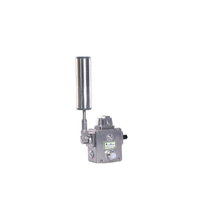 Interruptor de alineación de cinta -  Acero inoxidable, resistente, 50 mm de diámetro con rodillo de 170 mm de longitud