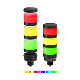 Es una gama de balizas de señalización LED industriales modulares.