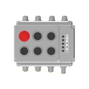 NET-BOX-CS en acero inoxidable con EtherNet/IP CIP Safety