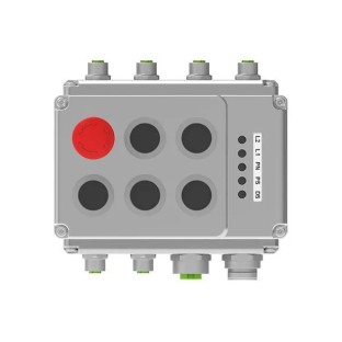 NET-BOX-PS en acero inoxidable con PROFINET PROFIsafe