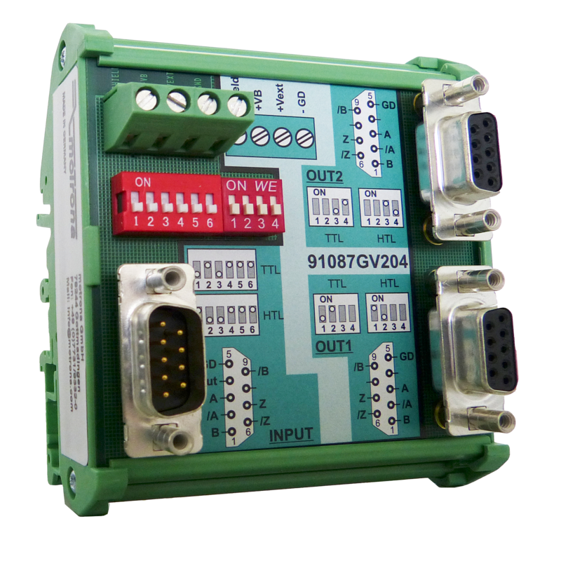 GV204: Splitter de impulsos para encoders incrementales - Fegemu Solutions