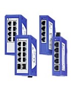 Rail DIN e switches compactos