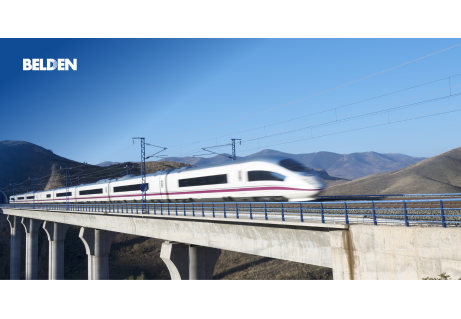 Belden: Soluciones ferroviarias conectadas para un transporte seguro y eficiente