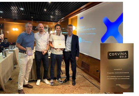Fegemu Solutions, reconocida como Gold Partner Corvina de EXOR