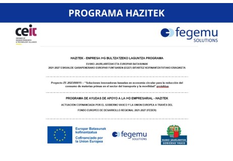 Fegemu Solutions culmina el proyecto EKOMUGI: innovación en automatización, robótica y economía circular