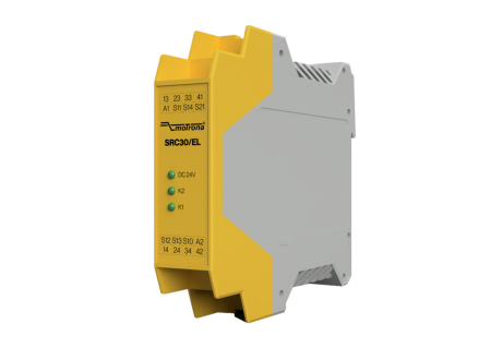 Relé de seguridad compacto SRC30/EL de Motrona