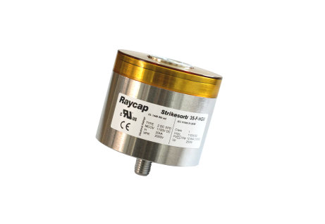 Strikesorb® 35-F-HGV de Raycap: protección contra sobretensiones DC de hasta 1100 V para infraestructuras críticas