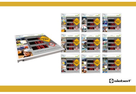 Visualizador LED de seguridad laboral: SERIE XC680