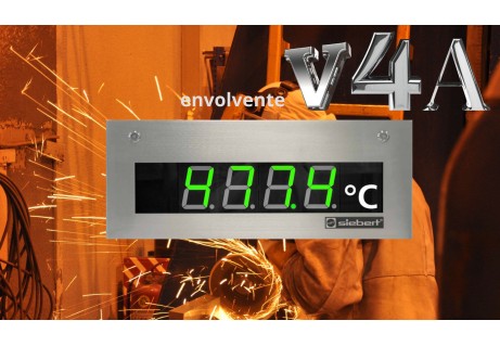 Serie S302: visualizador LED de 100 mm para señalización de temperatura